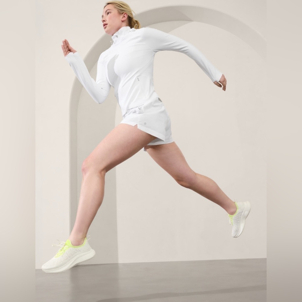 NWT Athleta Interval Bright White Jacket Size XL - Picture 6 of 9